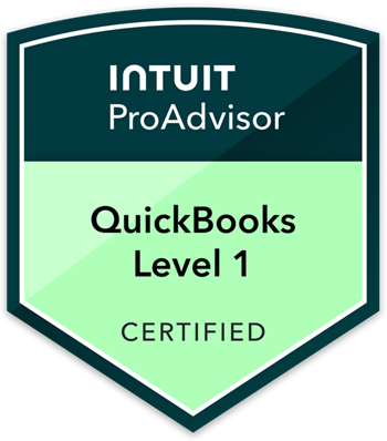 Intuit QuickBooks ProAdvisor, Level 1 Certified